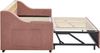 Vente-unique - ORAVAYA Bett Stoff Puderrosa - B 90,5 cm x H 70 cm x L 234 cm Bild 4