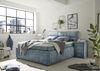 Boxbett >AVIDANO 6< 180x200 cm Liegefläche, Bezug in smoke blue - 203x123x213 (BxHxT) Bild 2