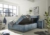 Boxbett >AVIDANO 6< 180x200 cm Liegefläche, Bezug in smoke blue - 203x123x213 (BxHxT) Bild 3