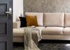 Selsey 'Nalika' Ecksofa mit Schlaffunktion, Bettkasten, Samt wasserabweisend, Ottomane links, Creme Bild 5