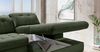 Polsterecke >Devland< Schlaffunktion, Stauraum, Cord moosgrün - 273x105x189cm (BxHxT) Bild 4