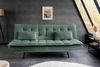 riess-ambiente Schlafsofa JAZZ 195cm grün – 3-Sitzer Sofa mit Bettfunktion, Cordbezug, modern, Einzelartikel 1 Teile, komfortable Ausziehcouch mit Polsterung – ideal fürs Gästezimmer Bild 2