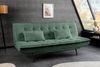 riess-ambiente Schlafsofa JAZZ 195cm grün – 3-Sitzer Sofa mit Bettfunktion, Cordbezug, modern, Einzelartikel 1 Teile, komfortable Ausziehcouch mit Polsterung – ideal fürs Gästezimmer Bild 3