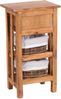 DESIGN DELIGHTS Telefontisch TELEFONTISCH "RATTAN 70", 70x38x28cm (HxBxT), Mahagoni, Farbe: 08 ho Bild 5