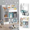 Kinderregal Luigi Weiß 100.4 x 114.2 cm mit 4 Faltboxen (grau) Vicco Bild 4
