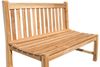 LEX 'Premium Teak' Gartenbank nachhaltig, natur, 120cm Bild 4