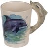 Tasse ca. 300 ml im 3D Design Meereswelt mit verschiedenen Motiven Kaffeetasse Delfin Bild 4