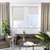 Doppelrollo Wellen Design, K-HOME, Lichtschutz, ohne Bohren, freihängend, Klemmfix, Bedruckt mit Muster Bild 2