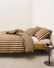 Marc O Polo Bettwäsche Classic Stripe toffee brown | 155x220 cm + 80x80 cm Bild 3
