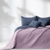 AmeliaHome Tagesdecke anthrazit Flieder 200x220 Bettüberwürf zweiseitig Ultrasonic Steppung Polyester Softa Bild 3