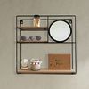 H&S Collection Wandregal mit Spiegel 40x10x40 cm 445865 Bild 5