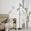 Lindby Stehlampe Ovelia, Metall, Schwarz IP20, 2 x 15 W LED Bild 3