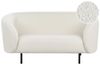 2-Sitzer Sofa Bouclé weiß schwarz LOEN Bild 1