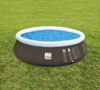 Happy People Quick Up Pool Set 390 x 84 cm im Rattandesign mit Filterpumpe Bild 3
