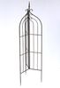 Rankhilfe 120033 faltbar Rankgitter aus Metall H-132cm D-38cm Kletterhilfe Zaun Bild 3