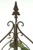 Rankhilfe 120033 faltbar Rankgitter aus Metall H-132cm D-38cm Kletterhilfe Zaun Bild 2