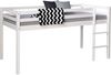 Hochbett Kinderbett Tunnel Vorhang blau 90x200 Jugendbett Kiefer Bild 5