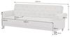 riess-ambiente Sofa MAISON BELLE AFFAIRE 220cm moosgrün – Samt, Schlaffunktion, Vogue, 3-Sitzer mit Sitzkomfort & Gästebett-Funktion – ideal für Wohnräume Bild 3