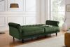 riess-ambiente Sofa MAISON BELLE AFFAIRE 220cm moosgrün – Samt, Schlaffunktion, Vogue, 3-Sitzer mit Sitzkomfort & Gästebett-Funktion – ideal für Wohnräume Bild 2