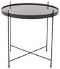 riess-ambiente Beistelltisch ELEGANCE 45cm anthrazit / schwarz - Glas, Metallgestell, rund, modern (Einzelartikel, 1-St), Filigraner Couchtisch- ideal f. Gästezimmer, Wohnzimmer & Wohnbereiche Bild 5