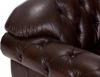 massivum Chesterfield-Sessel Hereford antikbraun Echtleder 112x94x96 cm Ledersessel mit Armlehnen englisches Design Wohnzimmer Bild 3