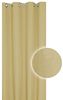 Haus und Deko Gardine Vorhang Leinenoptik 140x245 cm Ösen 2er Set blickdicht Struktur uni (2 St), Ösen, blickdicht, Polyester Bild 2