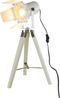 Grundig Tischlampe Stativlampe weiss 65cm Kino Studio Strahler Spotleuchte Bild 1