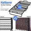 DICTAC Klappbett 90x200 cm Erwachsene Gästebett Klappbar mit ca. 13CM Dicke Gedächtnisschaum Matratze Faltbare Metallbett stabil Mit Rrollen leicht zu tragen und Zusammenzubauen bis 200kg belastbar Bild 5
