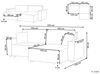 Ecksofa KARILA Helles Beige Linksseitig Bild 3