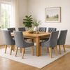 Raburg Esszimmerstuhl Polsterstuhl mit Chesterfield-Design, Beine Holz, Isabella (2er-Set), eleganter Küchenstuhl im Landhausstil, Steppung, Belastbarkeit 110 kg Bild 2