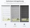 Doppelrollo, Woltu, Lichtschutz, ohne Bohren, freihängend, Klemmfix, Lichtschutz Bild 3
