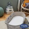 P'tit lit - Stubenwagenmatratze aus Bambus - 72x32 cm - Weiche und seidige Babyviskose - Ideale Kinderwagenwanne und Wiege - Umdrehnbar - Abnehmbar Bild 2