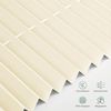 Plisseerollo ohne Bohren Klemmfix 95x120 cm(BxH) Beige Jalousie Sonnenschutz Easyfix Faltrollo Lichtdurchlässig Rollo für Fenster & Tür Bild 3
