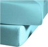 fleuresse Jersey-Elasthan Spannbettlaken Comfort 180x200 cm Türkis Bild 5