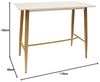 CMP HD6455 MESA ALTA 115 x 60 x 102 cm, Holz, Eisen, Weiß, Einheitsgröße Bild 2