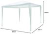 Pavillon 3x3m ohne Seitenwände weiß Bild 5