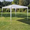 Pavillon 3x3m ohne Seitenwände weiß Bild 2