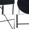 Beistelltisch Ödeshög mit Glasplatte 45xØ42cm Schwarz [en. casa] Bild 5