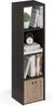 Furinno Pelli kubischer Aufbewahrungsschrank mit 4 Fächern, holz, Espresso, 29.49 x 31.09 x 121.21 cm Bild 1