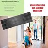 BigDean 10 Stück Stufenmatten aus Gummi – 75 x 25 cm – Outdoor Treppenstufenmatten – Anti Rutsch Gummimatten Wild Design Bild 5