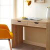 Avilia Konsole mit 2 Schubladen aus natürlicher Eiche – Eleganter Stil und Funktionalität in einem einzigen Möbelstück für Zuhause oder Büro Bild 4