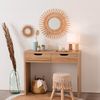 Avilia Konsole mit 2 Schubladen aus natürlicher Eiche – Eleganter Stil und Funktionalität in einem einzigen Möbelstück für Zuhause oder Büro Bild 2