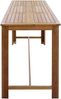 vidaXL Bartisch Massivholz Akazie 150x70x105 cm 246665 Bild 5