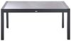 Ausziehbarer Gartentisch BINASCO 160 220 cm 90 cm Steinoptik Grau Bild 5