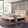 Hasena Dream Pronto Noah Polsterbett 180x200 cm Wildbuche natur, geölt - Fusshöhe 20 327-Pepe beige Bild 2
