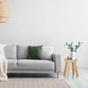 hjh LIVING Hocker aus massiven Holz RUSTIKO W Stabiler Holzhocker Sitzhocker im Skandi-Look, Blumenhocker aus Paulownia-Holz Bild 2