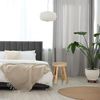 hjh LIVING Hocker aus massiven Holz RUSTIKO W Stabiler Holzhocker Sitzhocker im Skandi-Look, Blumenhocker aus Paulownia-Holz Bild 5