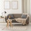 hjh LIVING Hocker aus massiven Holz RUSTIKO W Stabiler Holzhocker Sitzhocker im Skandi-Look, Blumenhocker aus Paulownia-Holz Bild 4