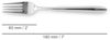 Arcos 560800 Dessertgabel, Acier_inoxydable, Silber, 180 mm Bild 2