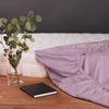 Blumtal® Baumwolle Spannbettlaken 150x200 cm Basics Jersey - Bettbezug 150x200 cm - Oeko-TEX zertifiziertes Spannbetttuch 150x200 cm - Matratzenbezug 150x200 cm - Bettbezug - Leintuch - Dusty Orchid Bild 3